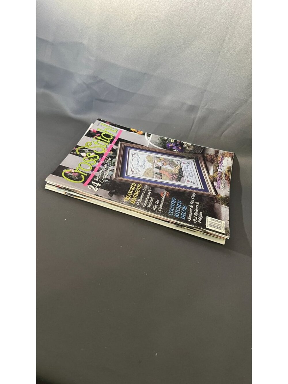 Vintage Cross Stitch Magazine Lot—5 Issues Filled With Creative Inspiration